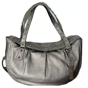 Botkier 'Sophia' Large Silver Satchel Handbag